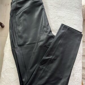 Chico's Black Faux Leather Leggings